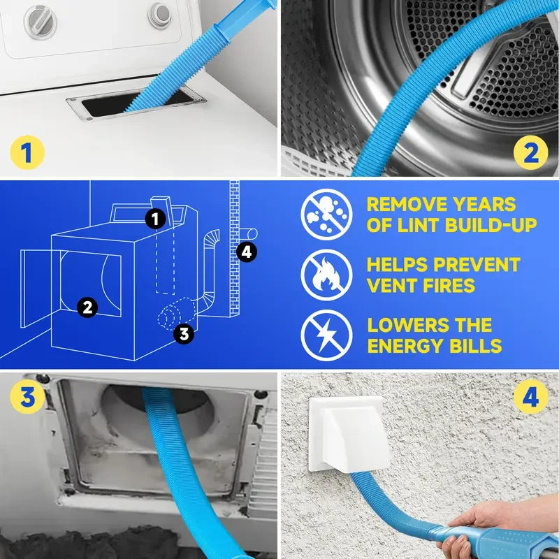 Dryer Vent Cleaner Kit