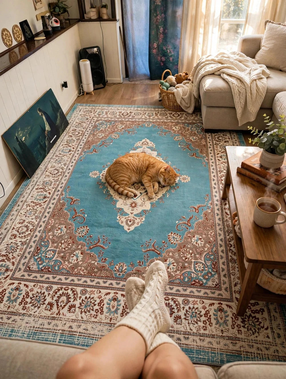 WASHABLE 8x11 Rug