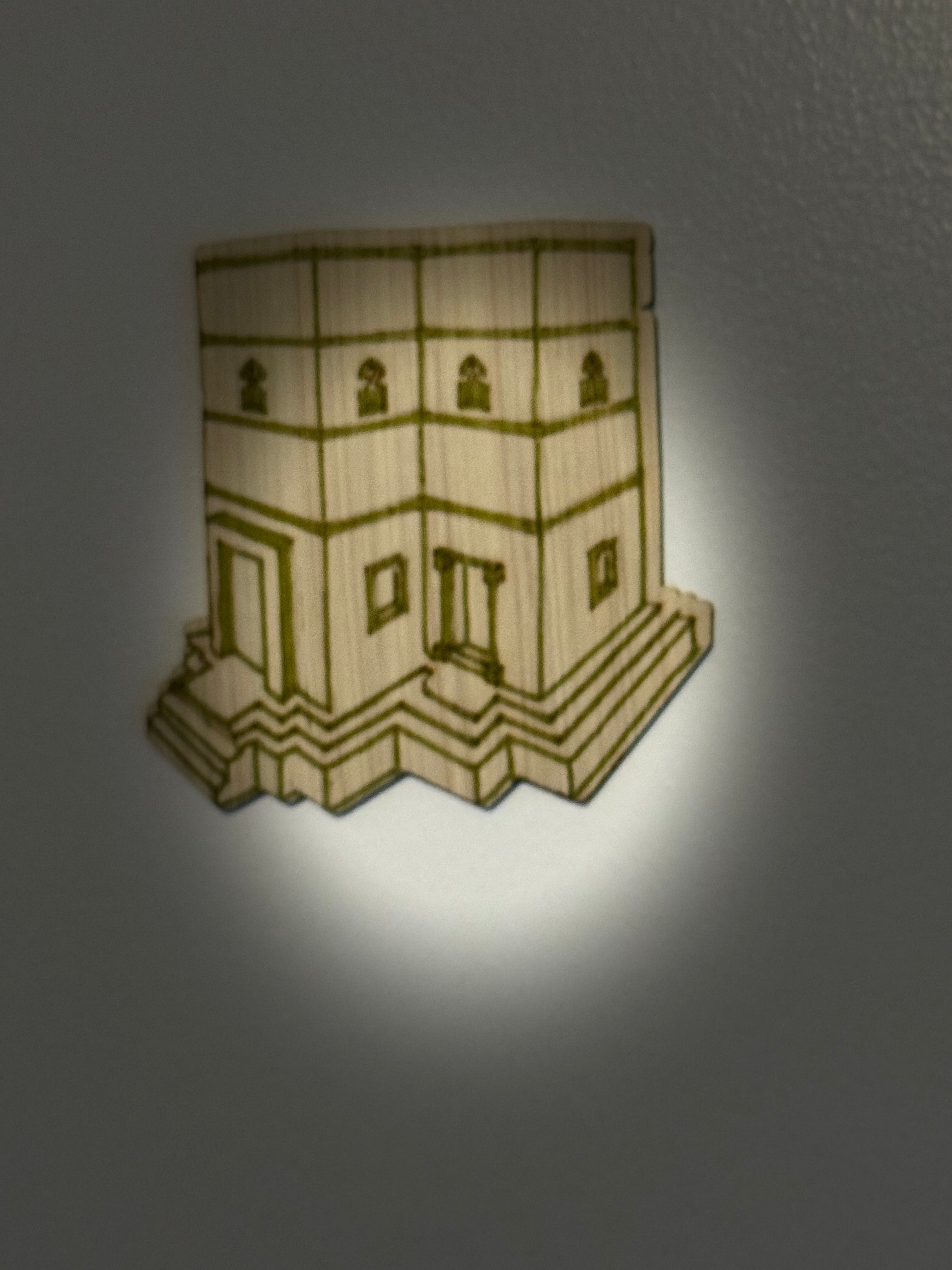 Lalibela Church Wooden Art - Ethiopian Heritage Mini Sculpture | Biete Ghiorgis Inspired