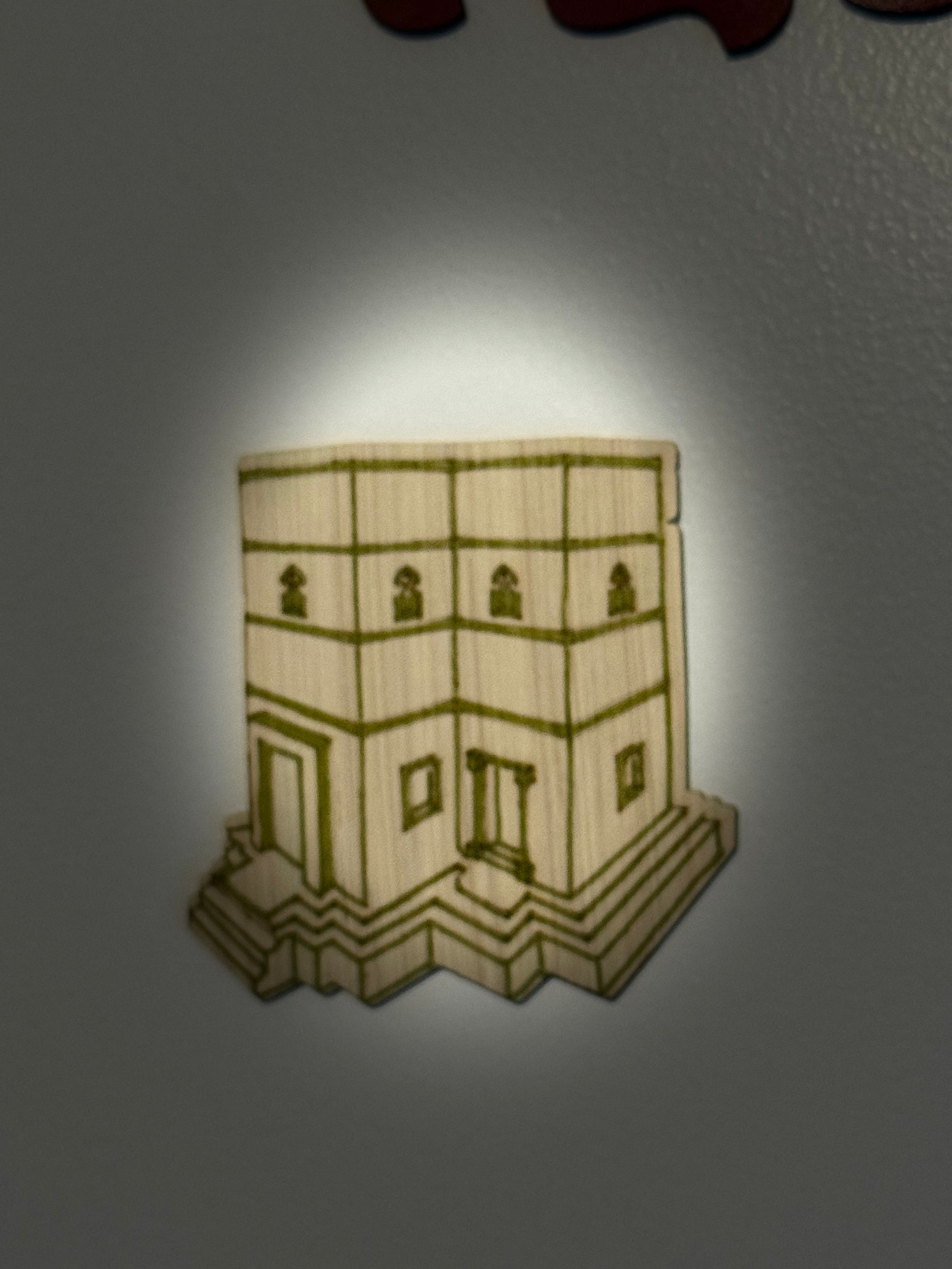 Lalibela Church Wooden Art - Ethiopian Heritage Mini Sculpture | Biete Ghiorgis Inspired